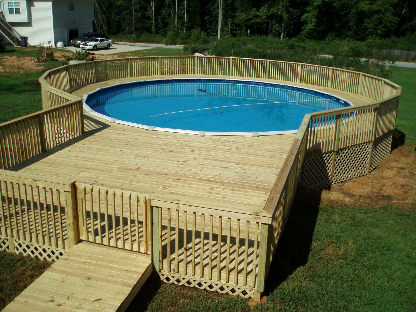 How to Build a Deck Around a Pool