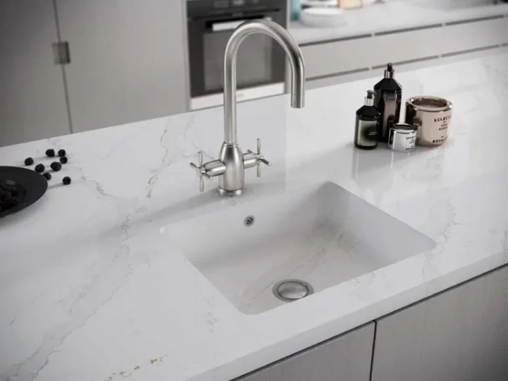 Elegance of Silestone Eternal Calacatta Gold in Naperville’s Quartz Countertops