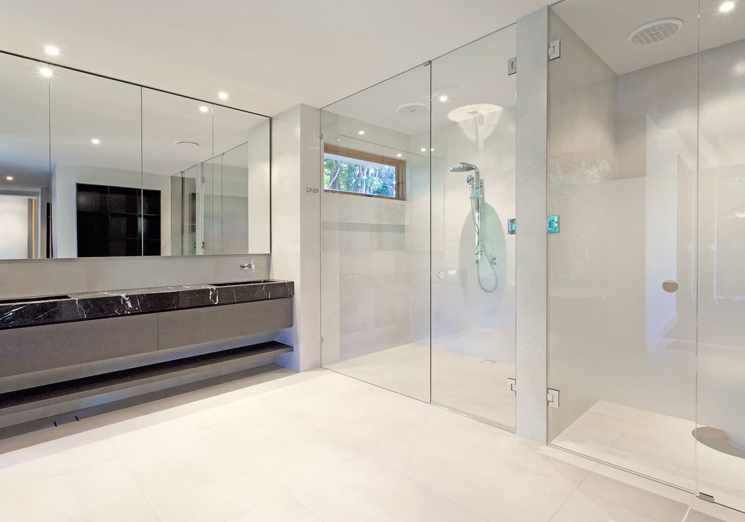 Frameless Glass Shower Screens Brighten and Refresh Your Bathroom Naturally 